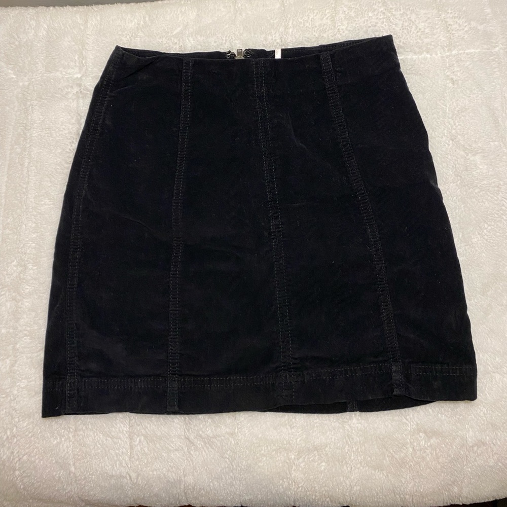 Black Free People Skirt